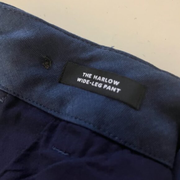 MADEWELL HARLOW WIDE LEG PANTS TROUSER DEEP INDIGO NAVY $120 NEW 12 - Picture 5 of 14